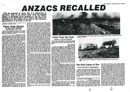 ANZACS Recalled
