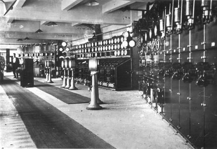 Mangahao Power Station switchboard room