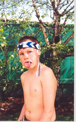 Jason Kiriona, Foxton School Kapahaka member, 1996