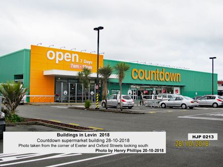 Countdown Supermarket building from Exeter and Oxford St Levin 28-10-2018 - Resource cover image