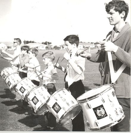 Levin Municipal Band, new Drum Corps, 1969
