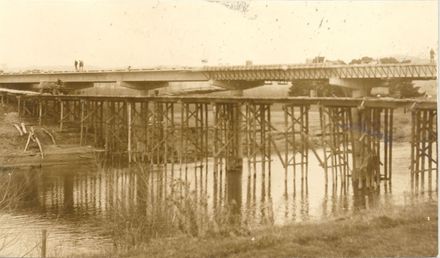 Construction, new Opiki Bridge, 1969