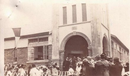 Admiral Jellicoe visits Foxton School, 1921
