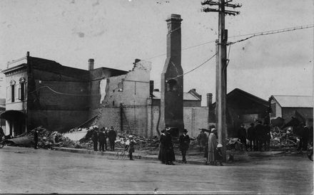 Remains Of Whytes Hotel 1918