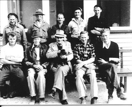 Staff (group portrait), 1950's