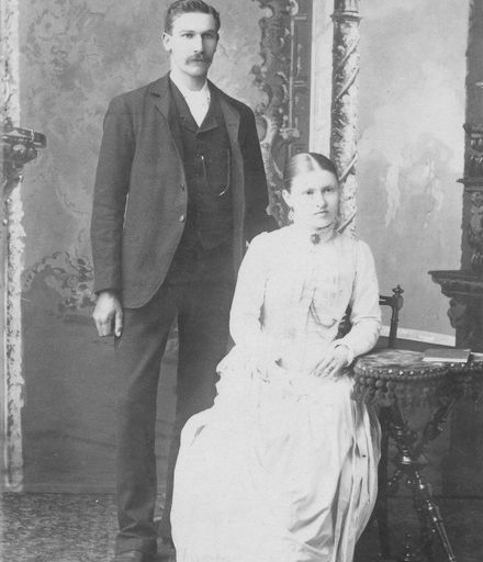 Bride & Groom - Ellen (nee Easby) and James Knight, 1887