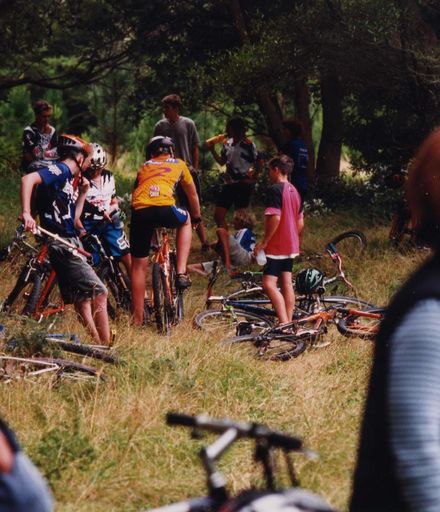 Mountain Bikers at Waitarere Forest