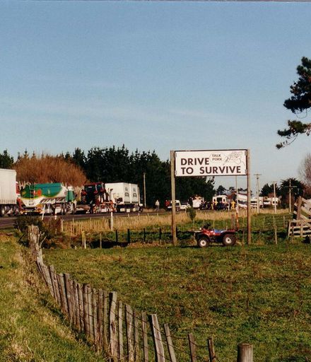 Traffic Accident South of Foxton, 1980's-90's