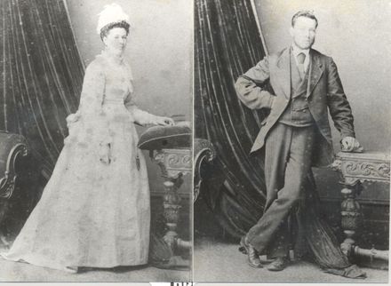 Mary Ann (nee Knight) and Vincent Ransom, 12 August 1875