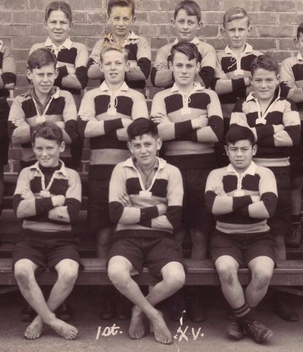 Foxton School, 1st XV Rugby Team, 1940's (?)