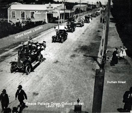 Jenson Building Peace Parade 1918