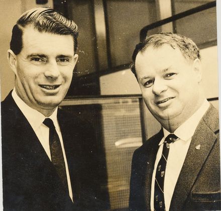 Mr Giblett & Mr Broome, Bank of N.S.W., Levin, 1969 - Resource cover image