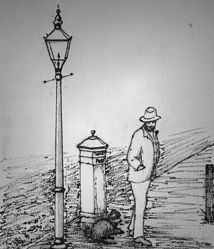 The Last Gas Lamp, c. 1906