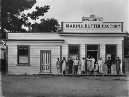 Staff at Makino Butter Factory