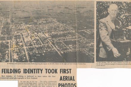 Page 1: Article on First Aerial Photographs