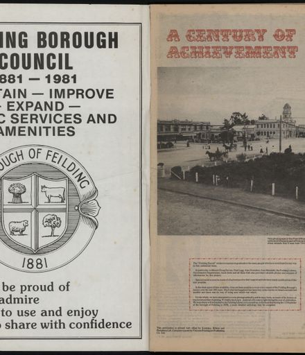 Page 2: Feilding Borough Centenary