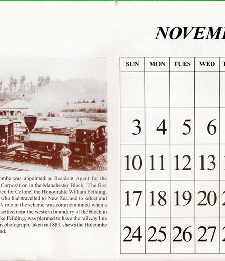 Page 12: Feilding Then and Now Calendar