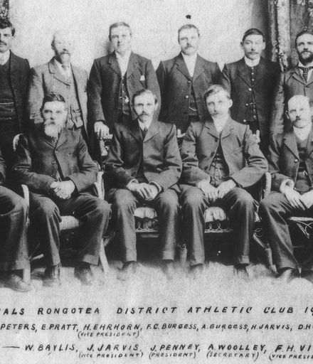 Officials, Rongotea District Athletic Club, 1905