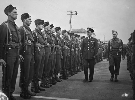 The Inspection of the Feilding Troops
