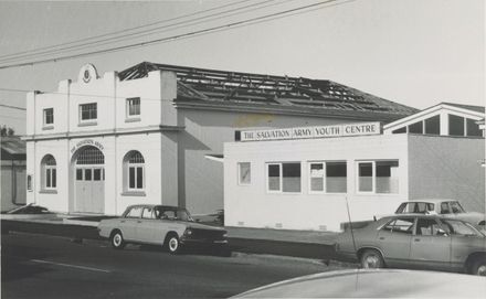 Demolition of old citadel, Manchester St, 1976
