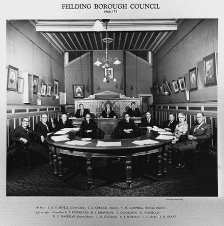 Feilding Borough Council, c. 1968-1971