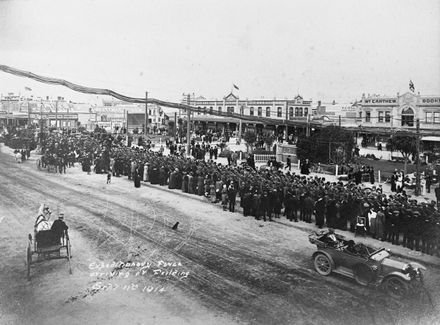 New Zealand expeditionary force at Feilding