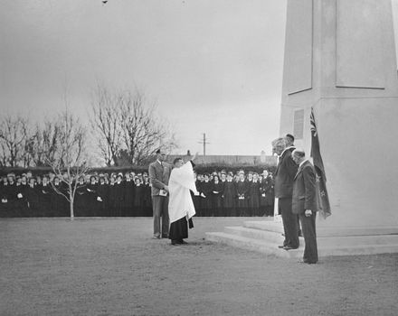 Dedication of Memorial Clock Tower