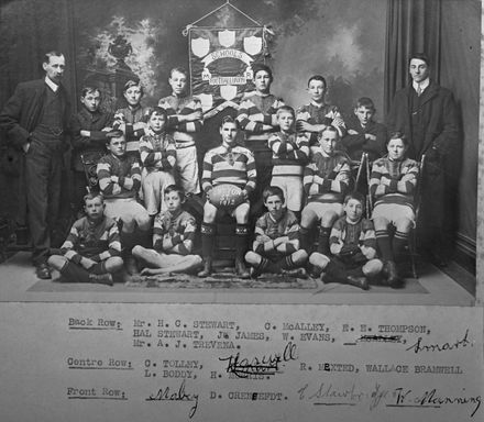 Lytton St School rugby team 1912