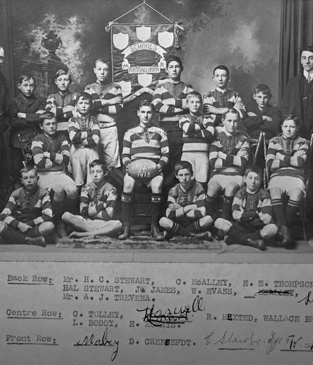 Lytton St School rugby team 1912