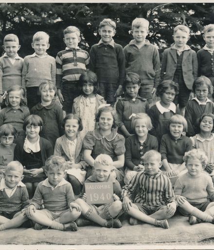 Page 1: Halcombe School 1940