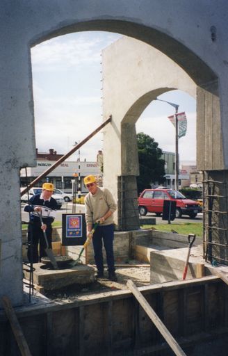 Erection of the Clock Tower Erection of the Clock Tower