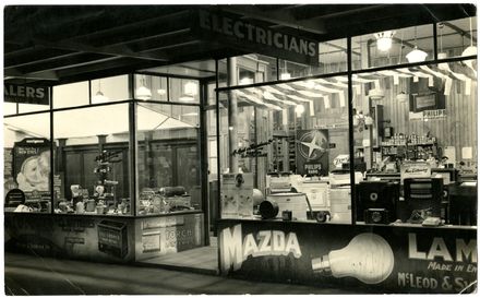 Exterior of McLeod & Svendsen, c. 1930