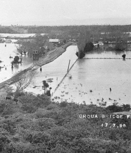 Oroua Bridge Flood 1896