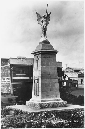Feilding War Memorial, c. 1925