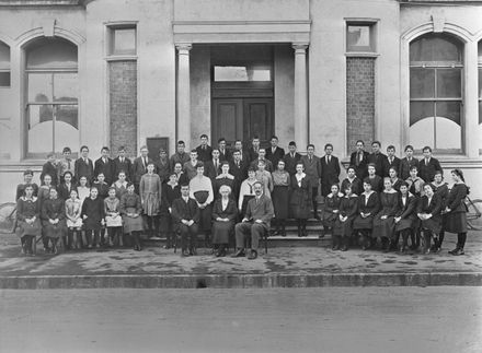 Feilding Technical School pupils 1918