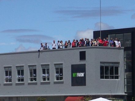 Prince Charles Visit - Viewpoint from top of MyFarm Premises