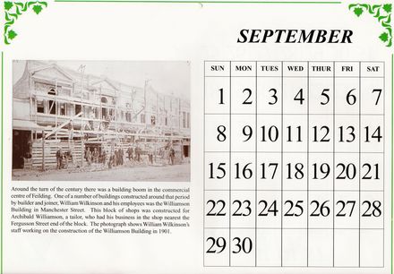Page 14: Feilding Then and Now Calendar
