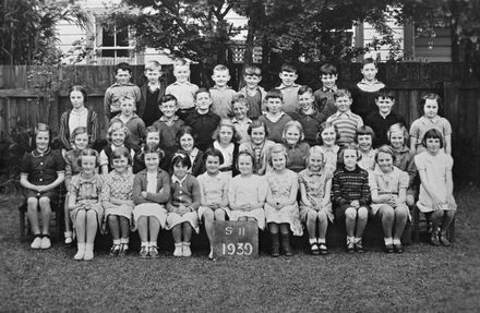Manchester Street School, Standard 2, 1939