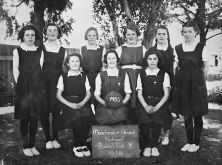 Manchester Street School Basketball B Team, c. 1938