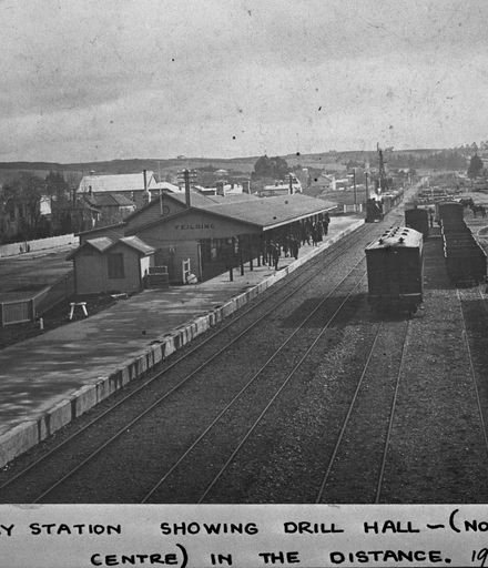 Feilding Railway Station, c. 1910
