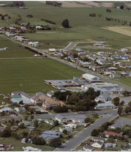 Aerial View of Feilding Agricultural High School