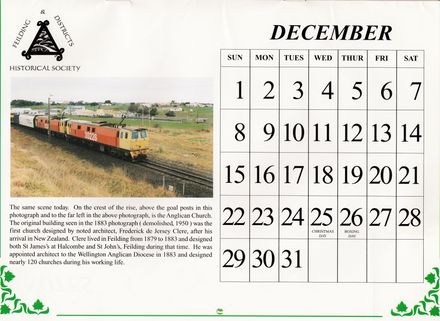 Page 4: Feilding Then and Now Calendar