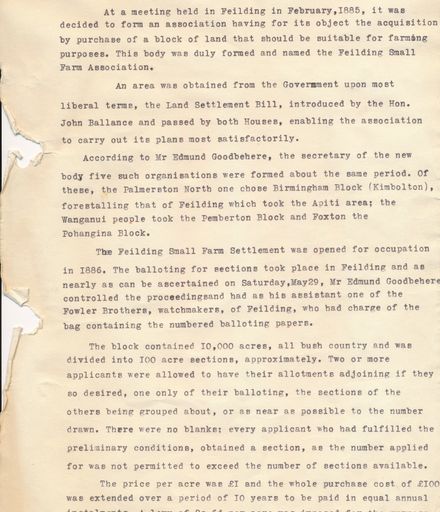 Page 1: Apiti Settlement