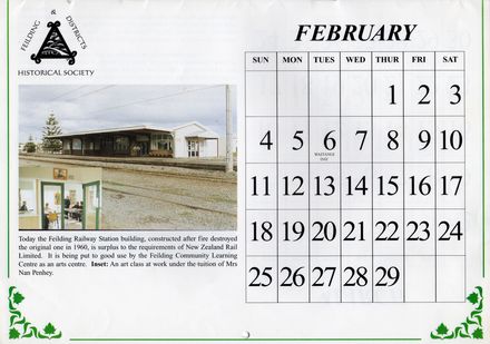 Page 5: Feilding Then and Now Calendar