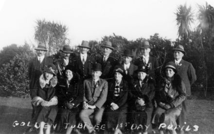 First Day pupils, Bunnythorpe School 50th Jubilee, 1933.