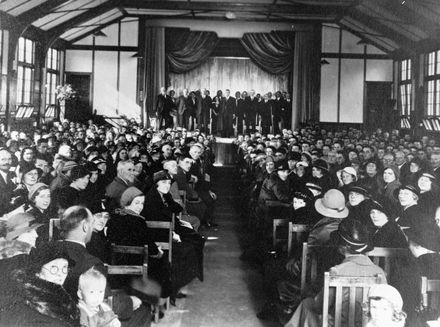 Opening of Agricultural High School hall
