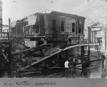 A.H.Sutton drapery fire