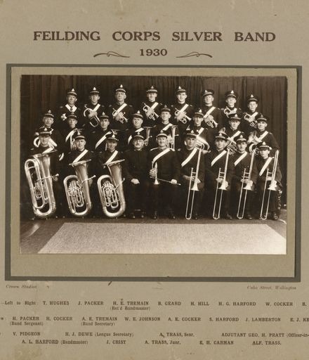 1930 Feilding Corps Silver Band