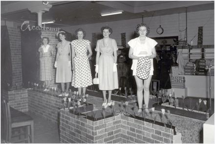 Cobbes' of Feilding display & advertising work by Peter Pitman