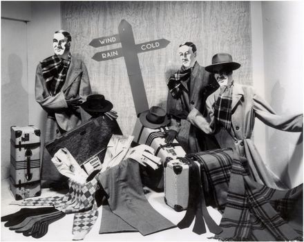 Cobbes' of Feilding display & advertising work by Peter Pitman